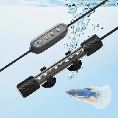LED-Aquarienleuchte 18 cm, RGBW, IP68, dimmbar, Timer