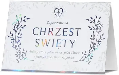 Obrázek produktu pro Pozvánka na křest (5 ks)