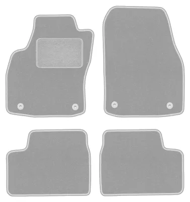 Immagine prodotto di Tappetini in moquette per Opel Astra H 2003-2010 (berlina/hatchback/station wagon) – set 4 pezzi, grigi, su misura – Wielganizator OSLO