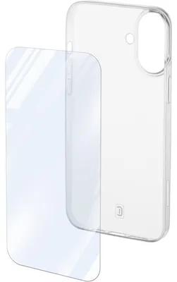 Produktbild von Cellularline Protection Kit - iPhone 16, Cover, Apple, iPhone 16, 15,5 cm (6.1"), Transparent