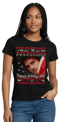 Produktbild von Spreadshirt Breaking Bad Jesse Happy Holidays, B*itch Frauen T-Shirt, XXL, Schwarz