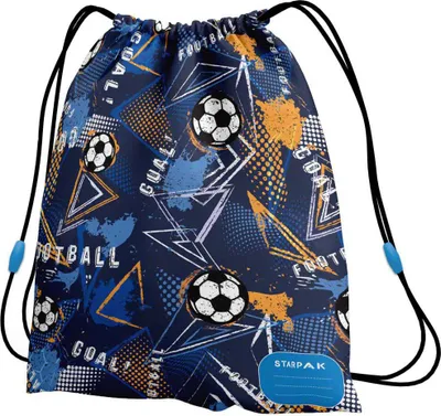 Produktbild von STARPAK Fußballschuhtasche mit Fußballaufdruck, 39 x 33 cm