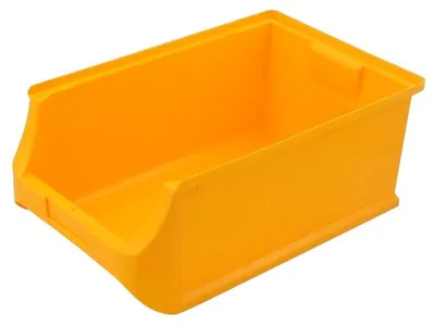 Produktbild von Allit Sichtlagerkasten gelb Groesse 5