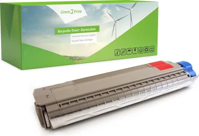 Produktbild von Green2Print Toner magenta 7000 Seiten ersetzt OKI 44059126 passend für OKI ES8430DN, ES8430