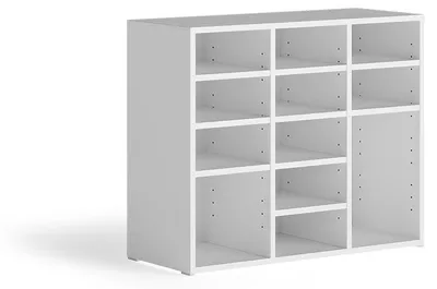 Zdjęcie produktu dla Szafka na buty Vicco Lysander Biały 78.6 x 65.5 cm Z 12 otwartymi przedziałami, Model 62571