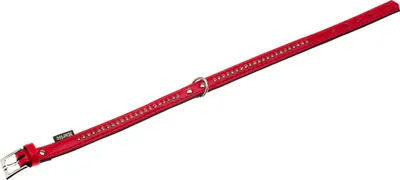 Produktbild von Karlie Halsband Kunstleder Plus Monte Carlo rot, Größe: S