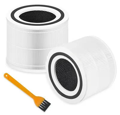 Image de Lot de 2 filtres de remplacement pour purificateur d'air - Filtre HEPA H13 et charbon actif