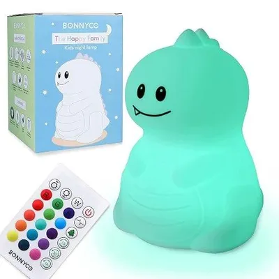 Zdjęcie produktu dla Lampka nocna dla dzieci królik silikon 16 kolorów pilot timer