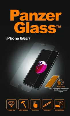 Produktbild von PanzerGlass ® Displayschutz Apple iPhone 6 | 6s | 7 | 8, Apple, Apple - iPhone 6, Apple - iPhone 6s, Apple - iPhone 7, Apple - iPhone 8, Trockene Anwendung, Kratzresistent, Schockresistent, Transparent, 1 Stück(e)