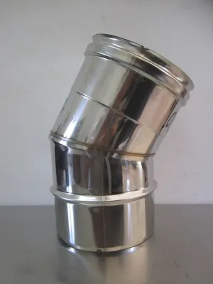 Produktbild von 30° Edelstahlbogen für Schornstein - Durchmesser 300 mm