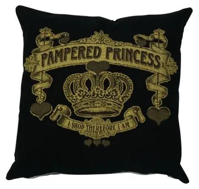 Productafbeelding van Mars & More Gobelinkussen "Shopping verwöhnte Prinzessin", 45x45 cm