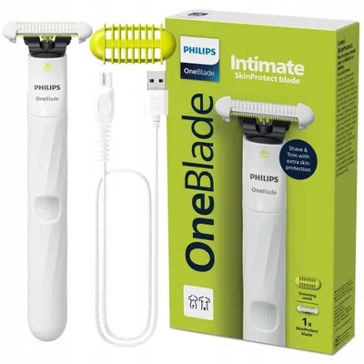 Produktbild von OneBlade Intimate Rasierer für intime Hautbereiche Nass- und Trocken 30 Min