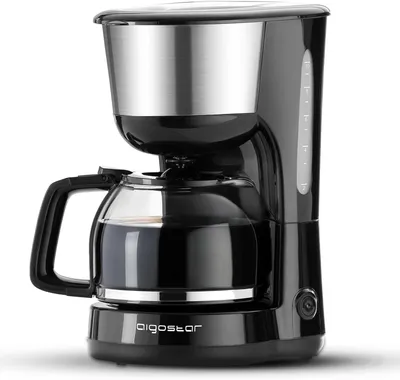Filterkaffeemaschine 1,25 l, 1000 W, BPA-frei, Schwarz