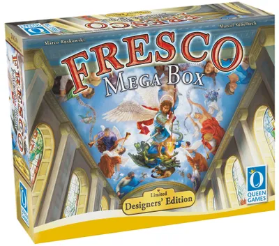 Produktbild von Perplexus Brettspiel Fresco Mega Box - Queen Games Strategiespiel