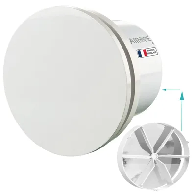 Wandventilator 100 mm, leise, 92 m³/h, 14 W, für Bad & Küche