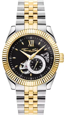 Produktbild von Thomas Sabo WA0412-291-203 Herrenuhr Bicolour Automatik 41mm 5ATM