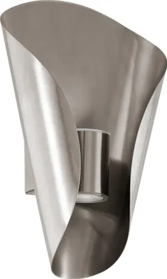 Produktbild von EGLO LED Außen-Wandlampe Bosaro, 2 flammige Außenleuchte, Wandleuchte aus Edelstahl, Farbe: Silber, IP44
