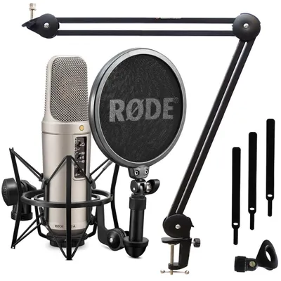 Produktbild von Rode NT2-A Mikrofon Set mit MS138 Mikrofonarm