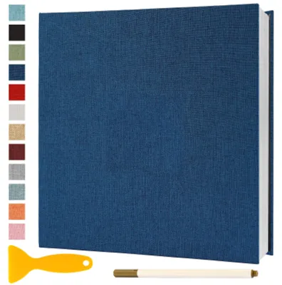 Zdjęcie produktu dla Album zdjęć samoprzylepny 33x32 cm, 40 stron, niebieski, do wspomnień