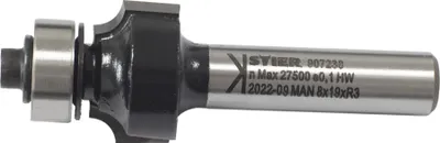 Produktbild von STIER Abrundfräser D19 x R3 x S8 mm HM (HW)