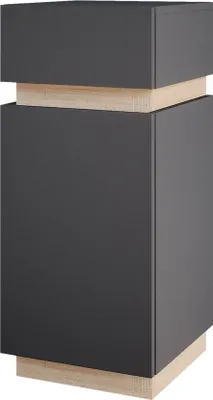Produktbild von Midischrank Vicco Gloria Anthrazit 33 x 75.5 cm mit Tür und Schublade, Model 40883