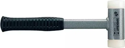 Produktbild von Halder Schonhammer Durchmesser 45mm 900g Supercraft rückschlagfrei Nylon weiß - 3377045