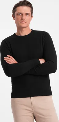 Obrázek produktu pro Ombre Clothing Pánský klasický svetr Pheselus černá S