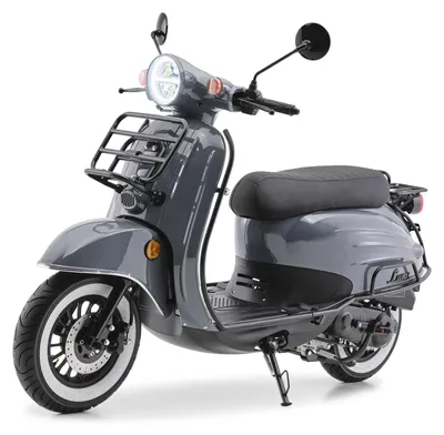Produktbild von Motorroller 50 ccm Burnout Luna Grau 45 km/h