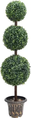 Zdjęcie produktu dla VIDAXL Künstliche Pflanze mit Topf Buxus Bol Formation 118 cm Grün