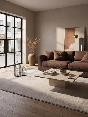 Teppich Sand rechteckig im modernen Wohnzimmer_#sku_BARK47527-BARK48259-BARK49916-BARK49917-BARK49918-BARK56894#