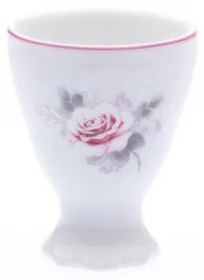 Produktbild von Kalíšek na vejce, Bernadotte, růže, růžový proužek, porcelán Thun, 6 cm