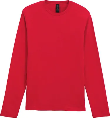 Produktbild von Gildan 64400 | Softstyle Long Sleeve Herren T-Shirt - Farbe: Red - Größe: S
