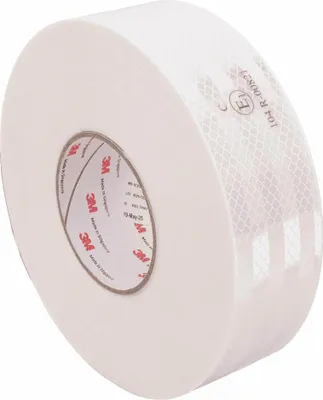 Produktbild von 3M selbstklebendes reflektierendes Klebeband, Kontur, weiß – 1 Meter