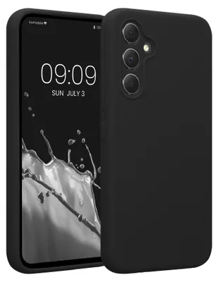 Produktbild von kwmobile Hülle kompatibel mit Samsung Galaxy A54 5G - Hülle Silikon gummiert - Handyhülle - Handy Case in Schwarz