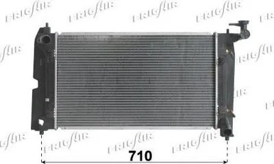 Produktbild von FRIGAIR 0115.3116 Kühler Wasserkühler Motorkühler für TOYOTA AVENSIS Kombi (T25) COROLLA Verso (ZER, ZZE12, R1) COROLLA (ZZE12, NDE12, ZDE12) AVENSIS