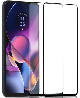 Produktbild von 2-Pack Motorola G54 Displayschutzfolie - Gehärtetes Glas 9H - Super Qualität 3D