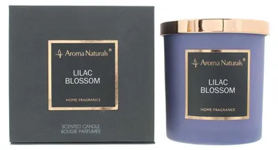 Image de Aroma Naturals, Fleur de lilas, lilas, bougie parfumée, 215 g