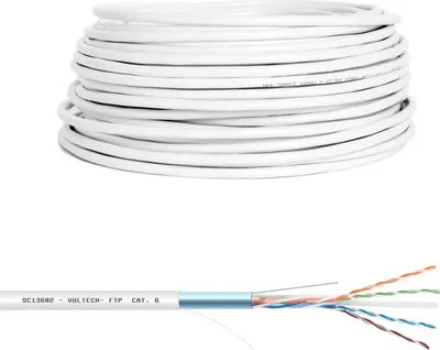 Immagine prodotto di Vultech Matassa Lan CAVO RETE 100 m Cat 6 FTP 23AWG