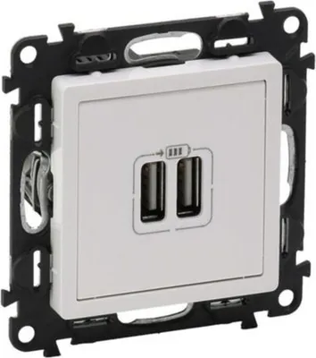 Obrázok produktu pre USB nabjacia zsuvka VLIFE 1500mA ultra biela 753112