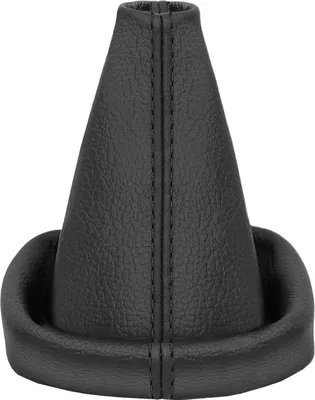 Produktbild von Schaltsack in schwarz Schaltmanschette passend für VW GOLF 5 V 2003 - 2009 100% Echtleder