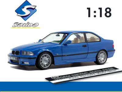 Obrázek produktu pro BMW E36 M3 COUPÉ 1990 - Modrá SOLIDO 1:18