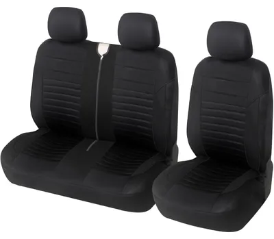 Image de Housses de sièges avant pour voiture - Protection universelle - Noir