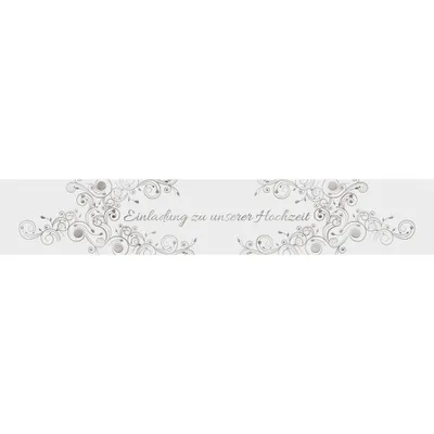 Produktbild von Banderole "Einladung zur Hochzeit", 5 Stück