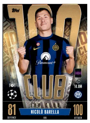 Zdjęcie produktu dla 486 – Nicolo Barella – Klub 100 – sezon 2023/2024