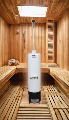 Immagine prodotto di Scaldabagno a combustibile solido da 80 litri per uso domestico – Bianco/Blu/Nero, scaldabagno a legna con doccetta e miscelatore