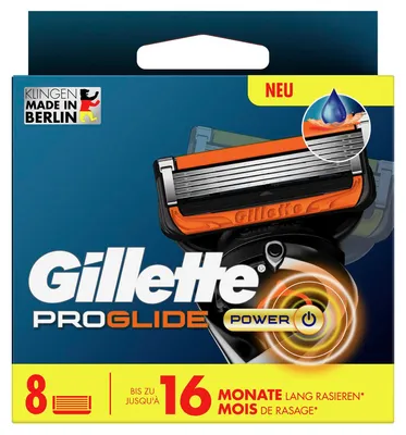 Zdjęcie produktu dla Ostrza wymienne do maszynki do golenia Gillette ProGlide Power System 8 szt
