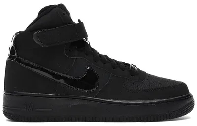 Produktbild von Nike Air Force 1 High Triple Black (GS) - EU 37.5