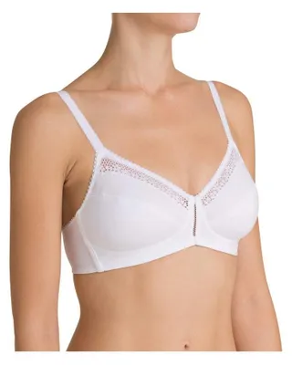 Image de Triumph Coton Beauty N, couleur : Blanc 03/0003, taille : 95C, soutien-gorge sans armatures