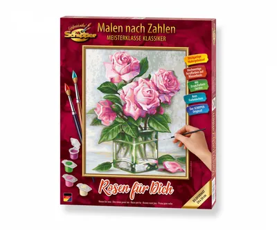 Obrázok produktu pre Schipper Maľovanie podľa čísel - Ruže pre vás