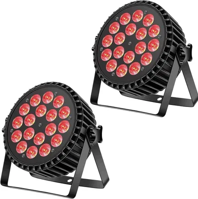 Obrázek produktu pro LED parové světlo - LED reflektory - DJ světla - osvětlení pro pódium - disko světla - LED diody RGBW 4 v 1